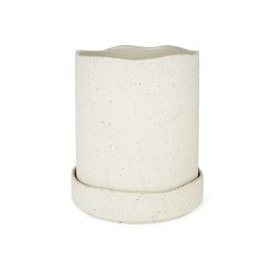 Ferm Living Uneru Potte - Hvid - 16 cm