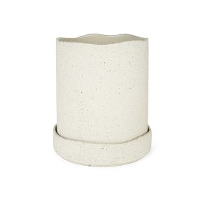 Ferm Living Uneru Potte - Hvid - 16 cm
