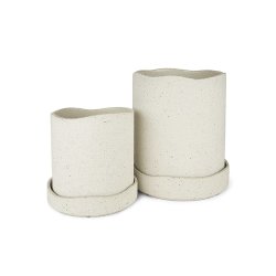 Ferm Living Uneru Potte - Hvid - 16 cm