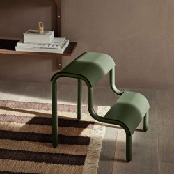 Ferm Living Up Step Stool - Forest Green