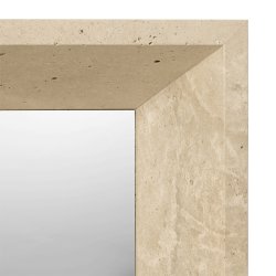 Ferm Living x Utzon Lancet Spejl Travertin