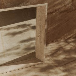 Ferm Living x Utzon Lancet Spejl Travertin