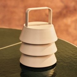 Ferm Living Luver B�rbar Bordlampe Cashmere