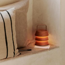Ferm Living x Utzon Luver Brbar Bordlampe Natur
