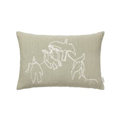 Ferm Living x Utzon Vuelo Pude 40x60 cm Natur Elm Green