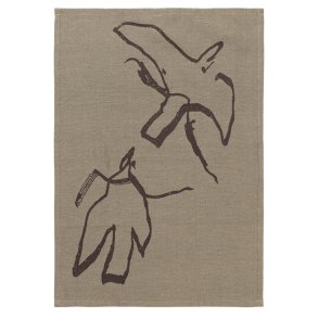 Ferm Living x Utzon Vuelo Viskestykke Elm Green/Coffee