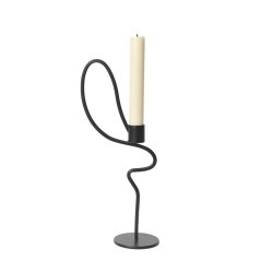 Ferm Living Valse Lysestage Hj Sort
