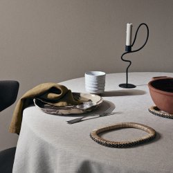 Ferm Living Valse Lysestage Hj Sort