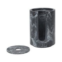 Ferm Living Mist Vatrondel Holder Charcoal