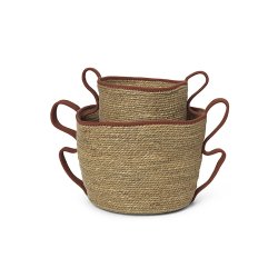 Ferm Living Verso Kurve 2 stk. - Brick