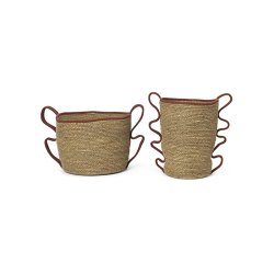 Ferm Living Verso Kurve 2 stk. - Brick