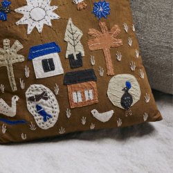 Ferm Living Village Pude 40x40 cm Sugar Kelp