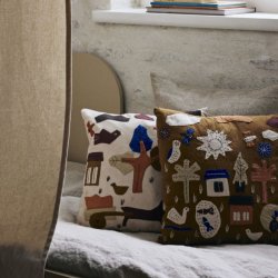 Ferm Living Village Pude 40x40 cm - Off-White