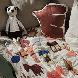 Ferm Living Village Quiltet Tppe - Multi