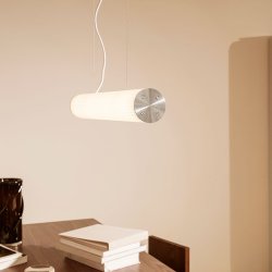 Ferm Living Vuelta Pendel - 60cm - Hvid/Krom