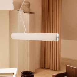 Ferm Living Vuelta Pendel - 60cm - Hvid/Krom