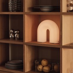 Ferm Living Vuelta Udend�rs B�rbar Lampe H25 cm Hvid