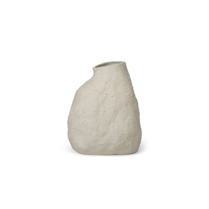 Ferm Living Vulca Mini Vase - Off-White Stone