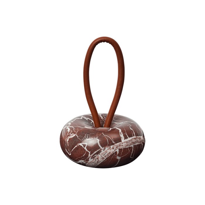 Ferm Living Wa D�rstopper �14 cm Rosso Levanto marble