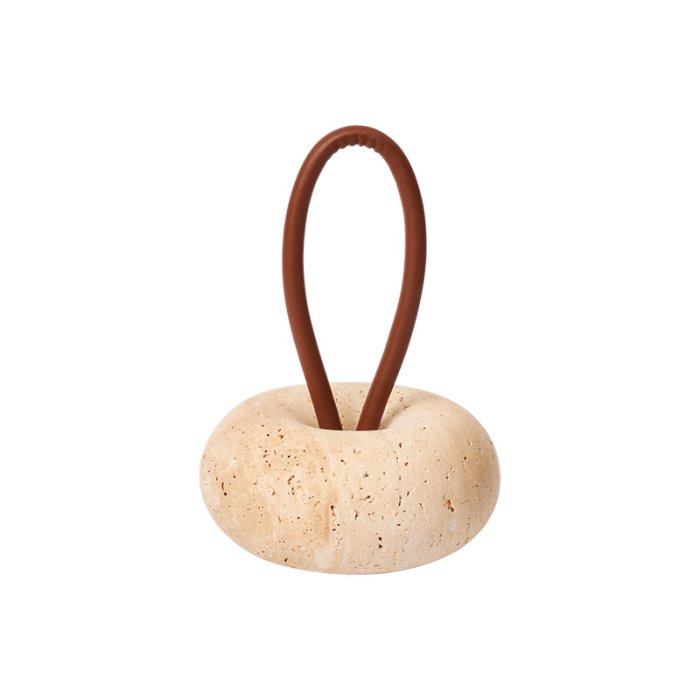 Ferm Living Wa D�rstopper �14 cm Travertin