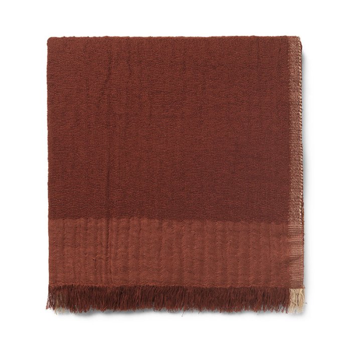 Ferm Living Weaver Tppe Red Brown