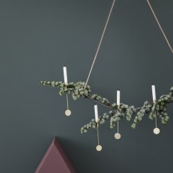 Ferm Living Lysholdere i Messing - 4 stk.