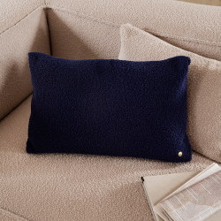 Ferm Living Clean Cushion - Uld Boucle - Mrkebl 