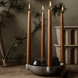 Ferm Living Bowl Candle Holder - Medium - Aluminium