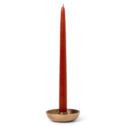 Ferm Living Bowl Candle Holder - Single - Brass