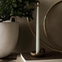 Ferm Living Bowl Candle Holder - Single - Brass
