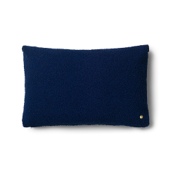 Ferm Living Clean Cushion - Uld Boucle - Mrkebl 