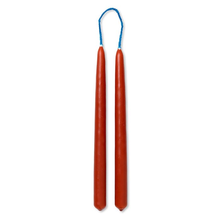 Ferm Living Dipped Kertelys - St af 8 - Rust  