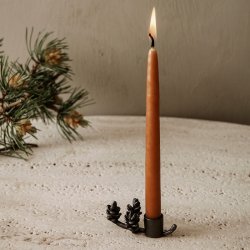 Ferm Living Forest Lysestage - Sort Messing