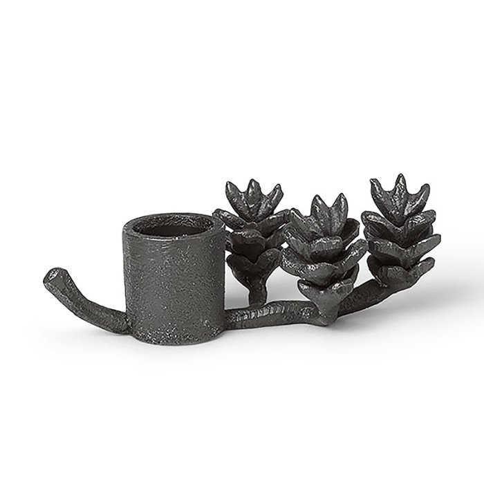 Ferm Living Forest Lysestage - Sort Messing