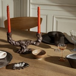 Ferm Living Oyster Bowl - Black Brass