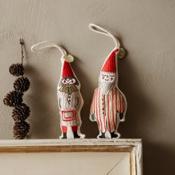 Ferm Living Nissepar - Stribet - St af 2 stk.