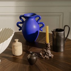 Ferm Living Verso Vase - Lysebl 