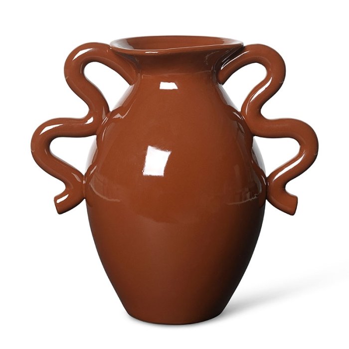 Ferm Living Verso Vase - Terracotta 