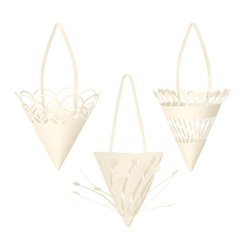 Ferm Living Christmas Paper Cones - Papir Krmmerhuse - St &aacute; 3 stk.