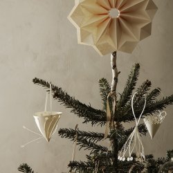 Ferm Living Christmas Paper Cones - Papir Krmmerhuse - St &aacute; 3 stk.