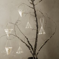 Ferm Living Christmas Paper Cones - Papir Krmmerhuse - St &aacute; 3 stk.