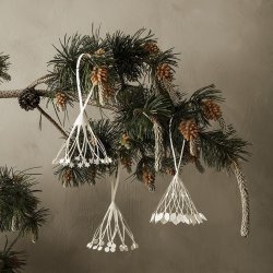 Ferm Living Christmas Paper Tassels - Papirkvaste - St &aacute; 3 stk.