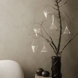 Ferm Living Christmas Paper Tassels - Papirkvaste - St &aacute; 3 stk.