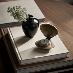 Ferm Living Clam Lysestage - Messing