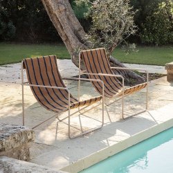 Ferm Living Desert Lounge Stol - Cashmere