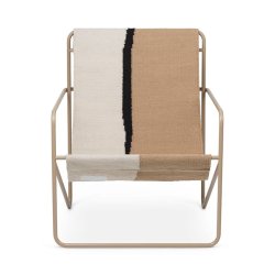 Ferm Living Desert Lounge Stol - Cashmere