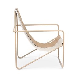 Ferm Living Desert Lounge Stol - Cashmere