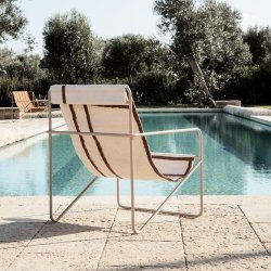 Ferm Living Desert Lounge Stol - Cashmere