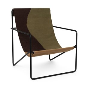Ferm Living Desert Lounge Stol - Sort