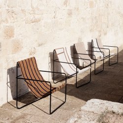Ferm Living Desert Lounge Stol - Sort